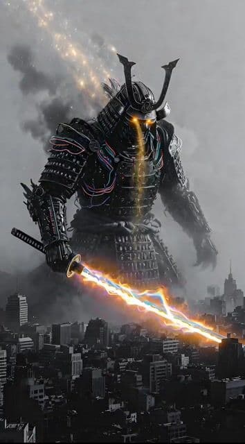 Cosmic Kaiju-Samurai Hybrid — cover