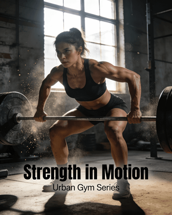 Dynamic Female Athlete Workout Shot — output
