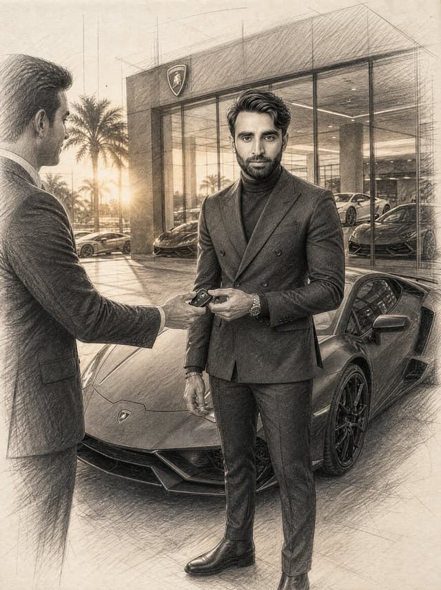 Social Media Post - Graphite Sketch Portrait of an Entrepreneur — output