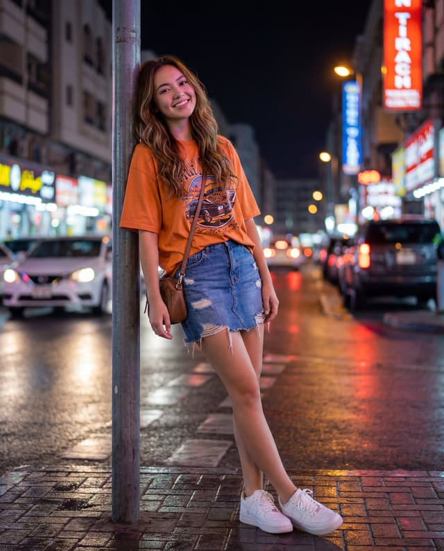 YouTube Thumbnail - Urban Night Portrait with 100% Facial Accuracy — output