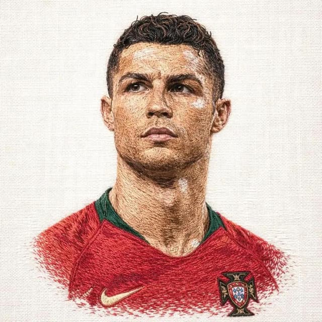 Poster / Flyer - Hyper-Detailed Footballer Portrait Sketch Prompt — output