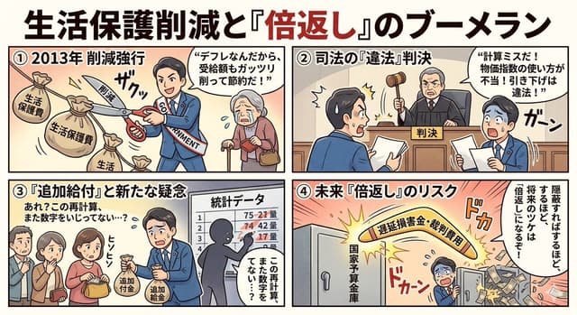 Comic / Storyboard - Four-Panel Manga: Boomerang of Double Repayment — output