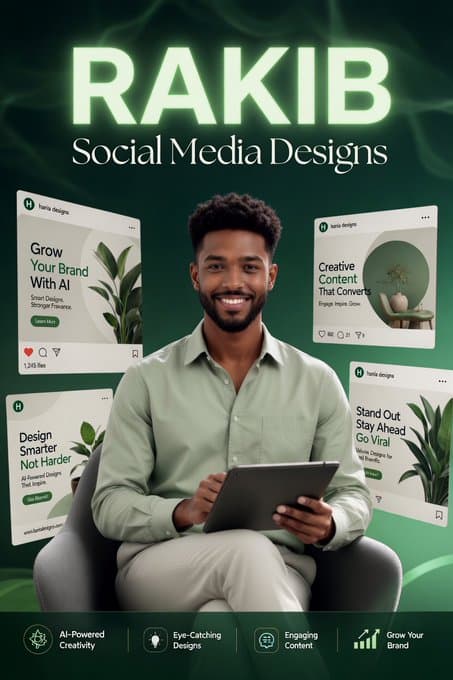 Product Marketing - RAKIB Social Media Design Poster — output