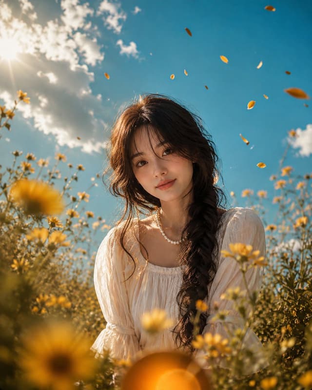 Social Media Post - Low Angle Wildflower Portrait — output