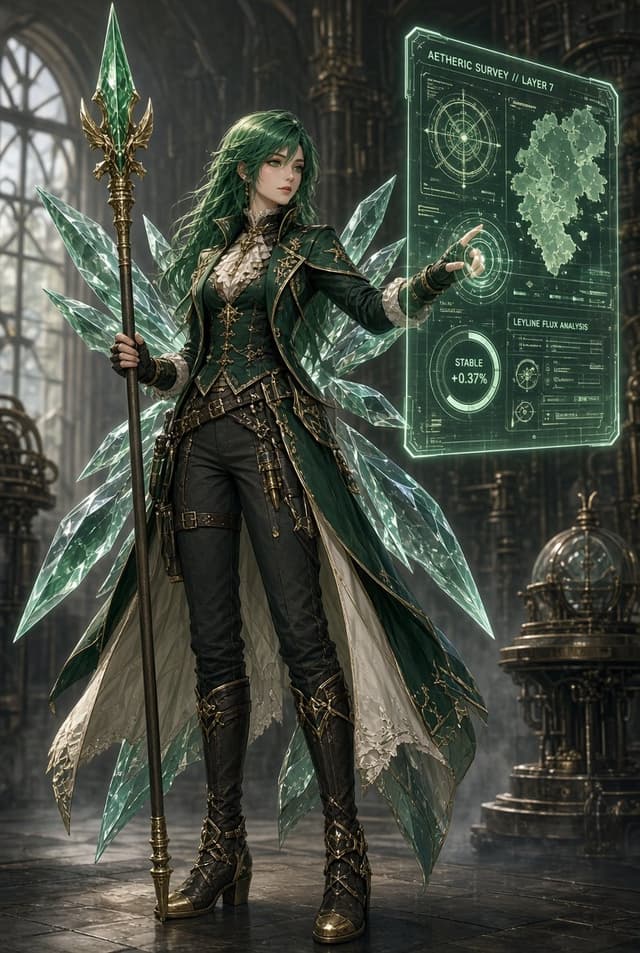 Game Asset - Emerald Aetheric Surveyor — output