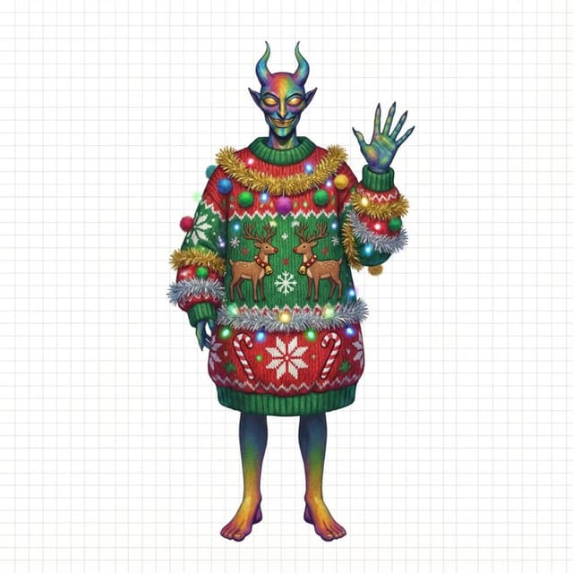 Ugly Christmas Sweater Prompt Template — output