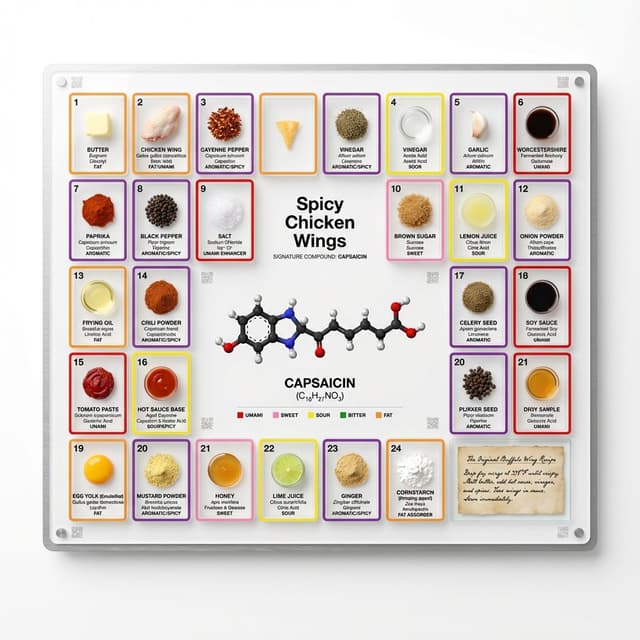 Infographic / Edu Visual - Food Analysis Periodic Table Display Board — output