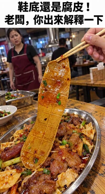 Restaurant Meme Video: Shoe-Sole Dried Tofu — cover