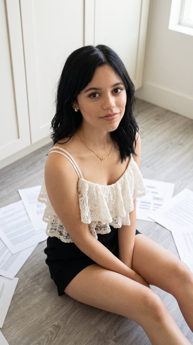 Profile / Avatar - Jenna Ortega Indoor Lifestyle Portrait — output