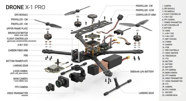 E-commerce Main Image - Exploded View Product Design Diagram Prompt — output