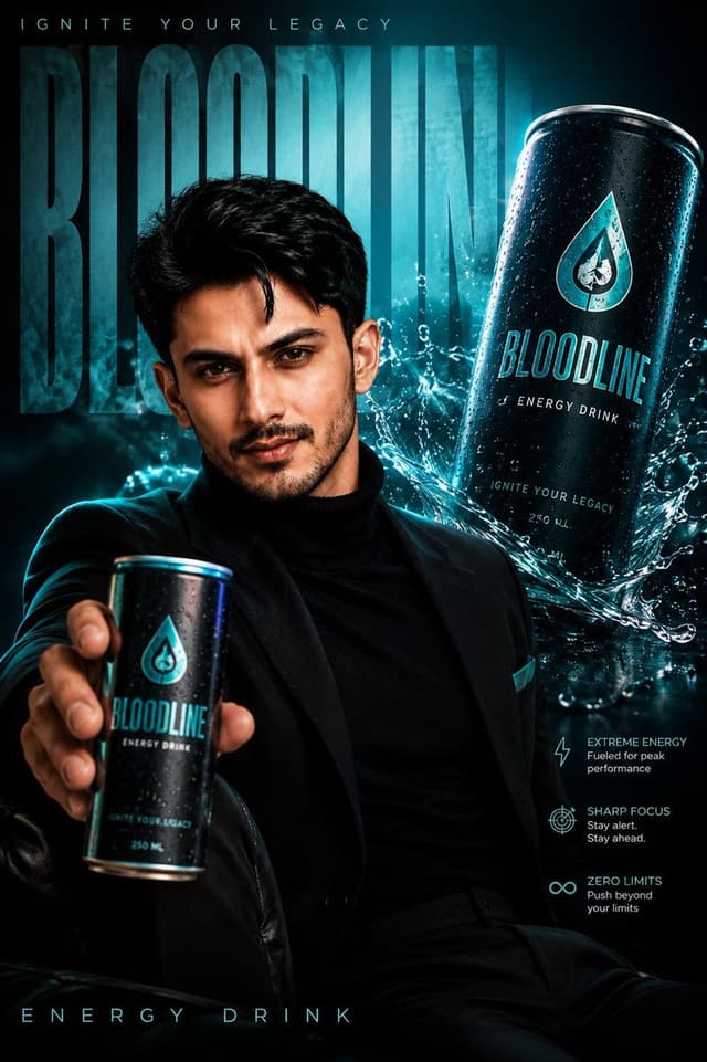 Product Marketing - Luxury Advertising Brand Poster — output