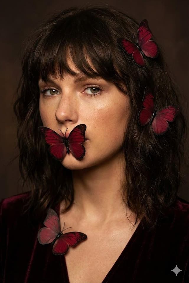 Product Marketing - Mysterious Portrait with Butterflies (Duplicate) — output