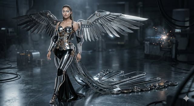 Game Asset - Ultra-Realistic Cinematic Steampunk Sci-Fi Editorial — output