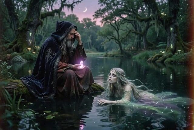 80s Fantasy Wizard and Lady — cover