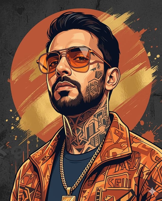 Social Media Post - Prompt for stylized urban portrait with reference image fidelity — output