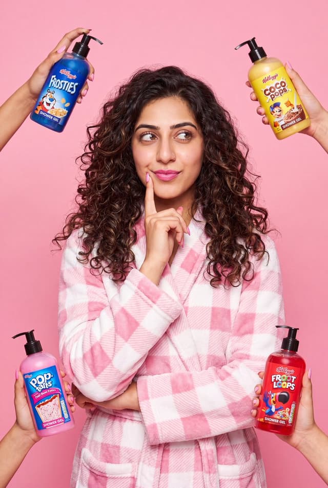 Product Marketing - Cereal-Themed Commercial Beauty Ad — output