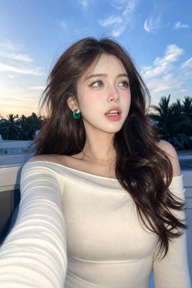 Profile / Avatar - Blue Hour Rooftop Selfie — output