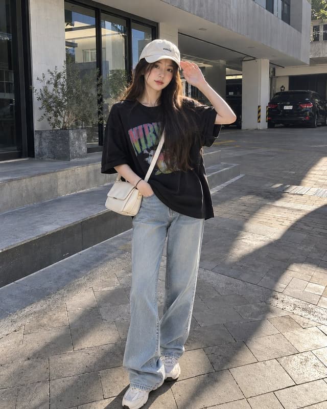 Social Media Post - Casual Street Fashion Portrait — output