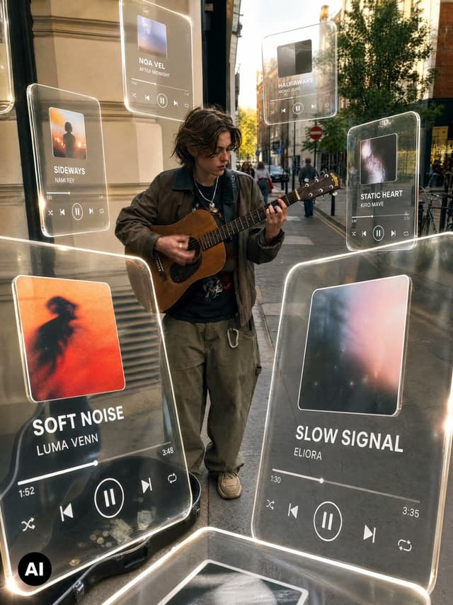 Social Media Post - Cinematic Holographic Music Player Edit — output