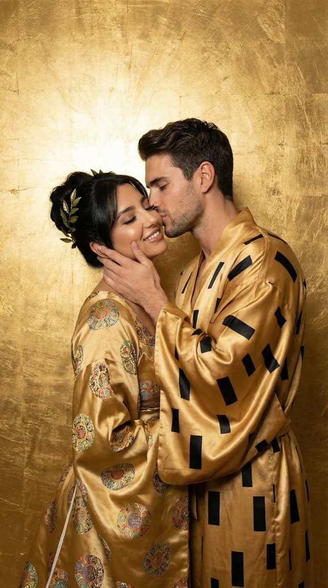 Fine-Art Fashion Editorial Inspired by Gold Mosaic Aesthetics — output