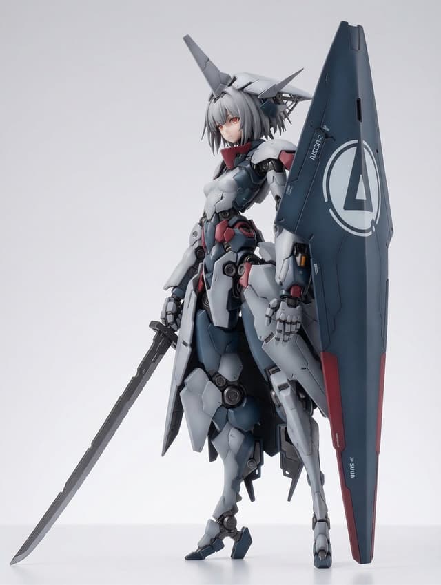 E-commerce Main Image - KNIGHT MECHA GIRL Figure Concept — output