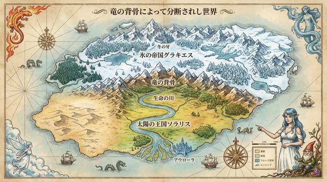 Royal Cartographer Fantasy World Map Prompt (Detailed Scenario) — output