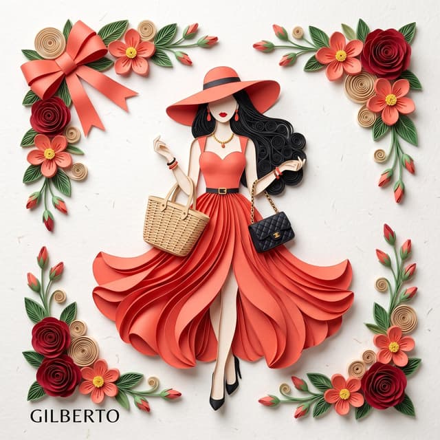 Product Marketing - 3D Layered Paper Quilling Fashion — output