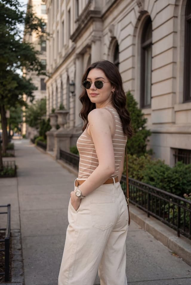 Fashion Lifestyle Street Portrait Prompt — output