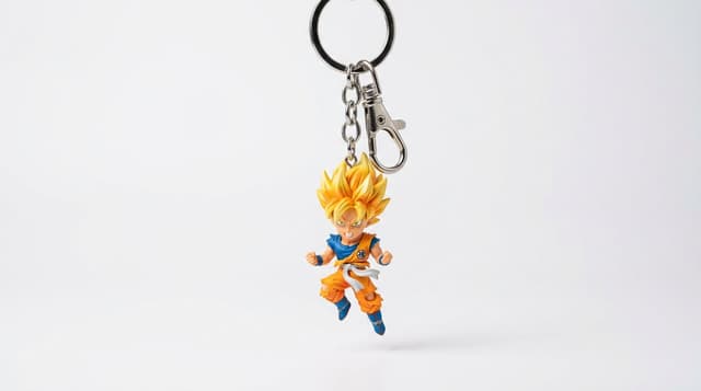 E-commerce Main Image - Hyper-Realistic Character Keychain — output