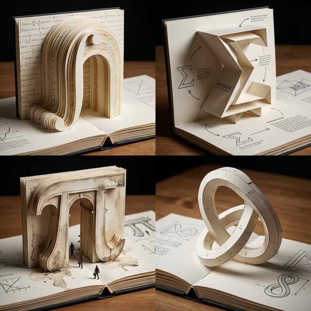 Infographic / Edu Visual - Pop-Up Paper Engineering of Mathematical Symbols — output