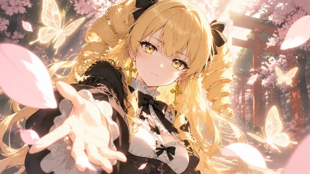 Comic / Storyboard - Blonde Gothic Lolita Sakura Shrine — output