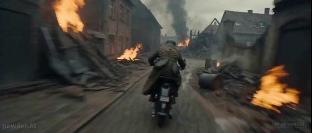WW2 Motorcycle Escape Sequence — cover