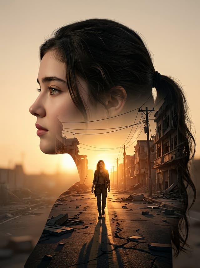 Profile / Avatar - Cinematic Double Exposure Portrait — output
