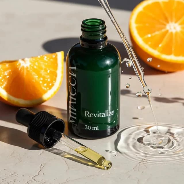 E-commerce Main Image - Citrus Skincare Product Macro Photography Prompt — output