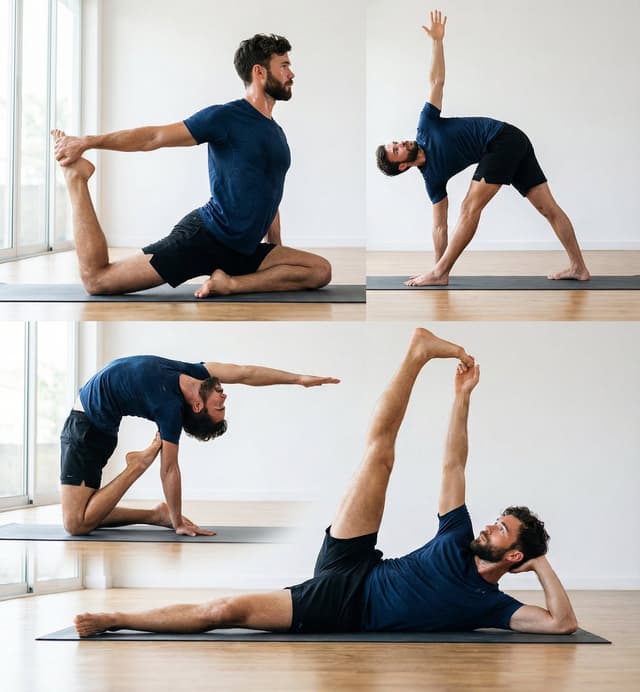Pose transfer for fitness shots — output