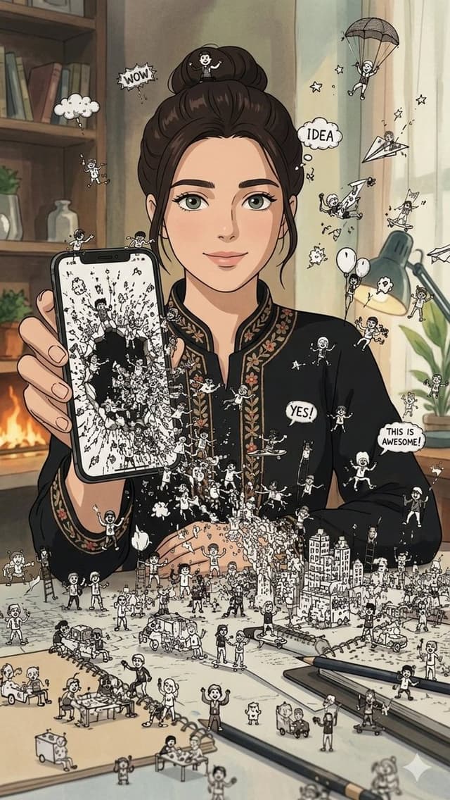 Social Media Post - Digital Doodle Portal Transition — output
