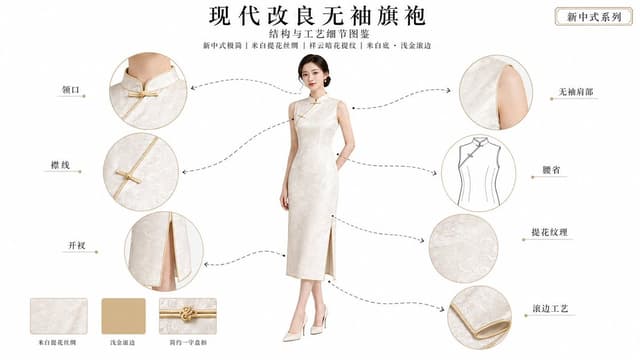 Infographic / Edu Visual - Qipao Design & Craft Infographic — output