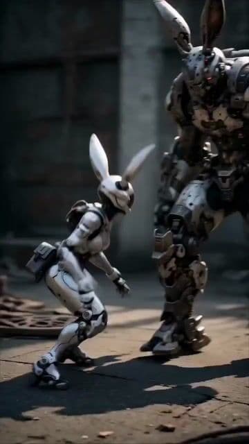Epic Mecha Rabbit Battle — cover