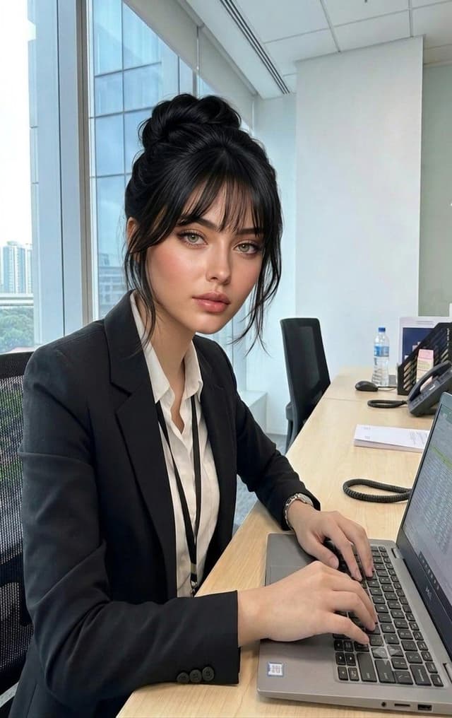 Profile / Avatar - Modern Office Professional Portrait — output