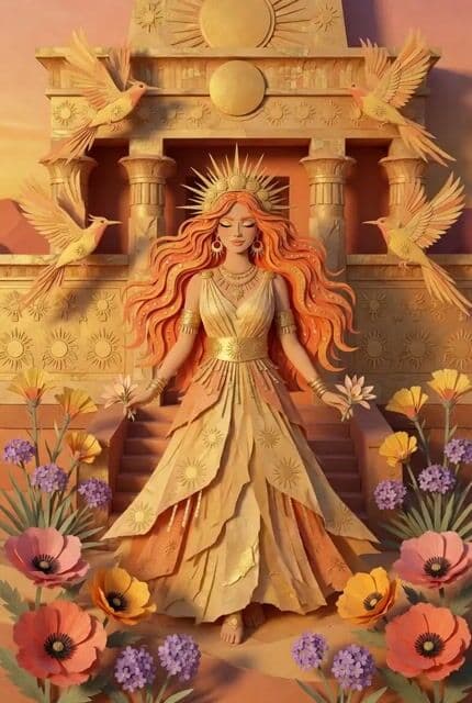 Paper Art Sun Goddess — cover