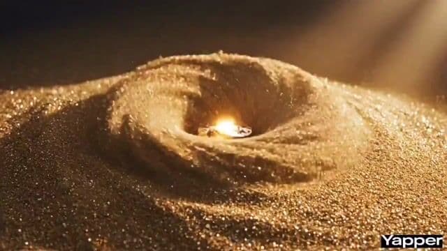 Luxury Watch Assembly from Golden Sand Particles — cover