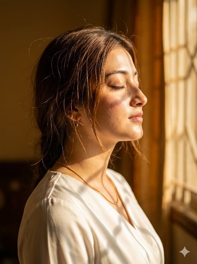 Profile / Avatar - Golden Sunlight Cinematic Portrait — output