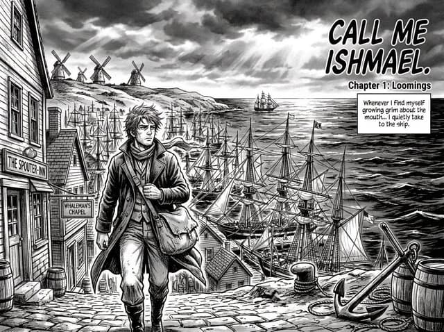 Comic / Storyboard - Manga Retelling of a Novel Opening — output