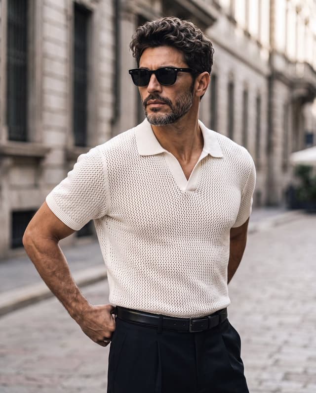 Profile / Avatar - Elegant European Street Portrait — output