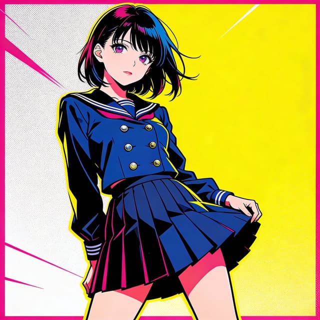 Chaotic Maximalist Anime Poster Prompt (100 Girls) — output