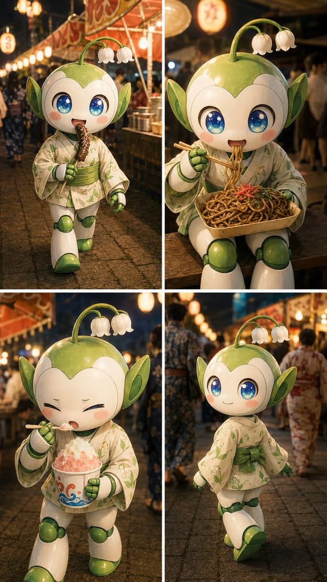 Social Media Post - Summer Festival Mascot Vlog Collage — output