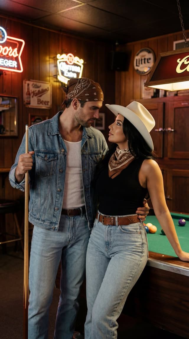 Product Marketing - Americana Dive Bar Editorial Scene — output