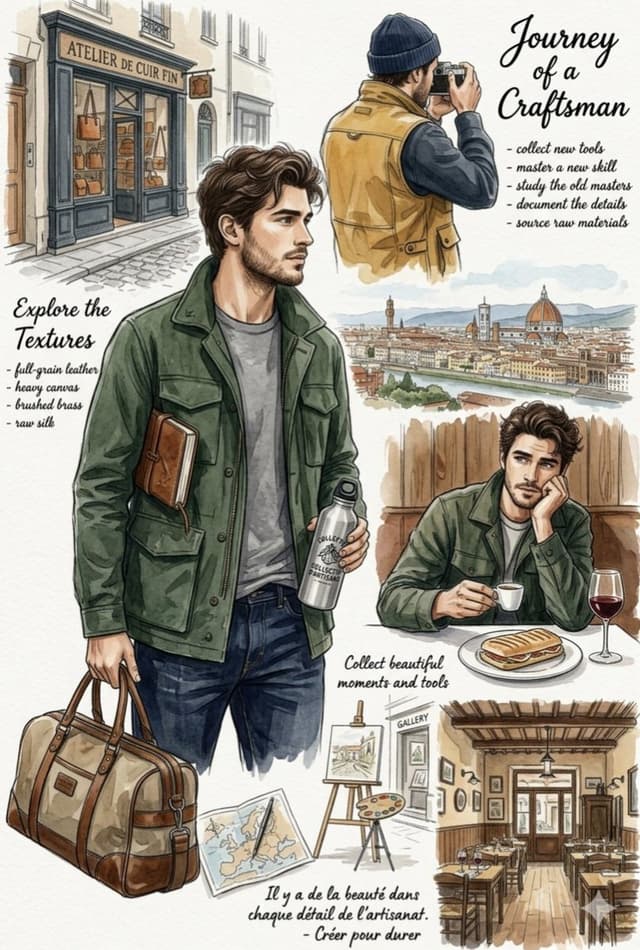 Infographic / Edu Visual - European Travel Lifestyle Moodboard — output