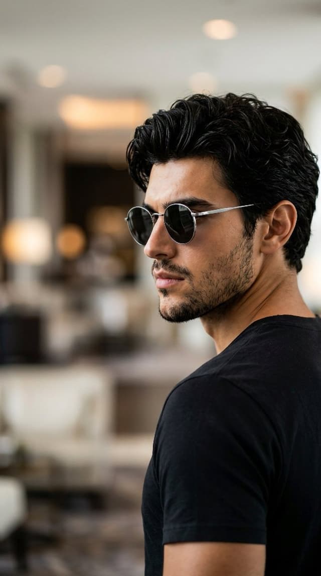 Profile / Avatar - Cinematic Dark Profile Male Portrait — output