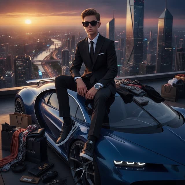 Product Marketing - Futuristic Luxury Supercar Lifestyle — output